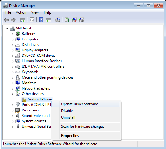 Samsung Android Usb Device     Windows 7 -  10