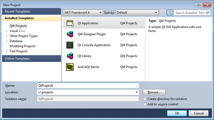 Qt Designer Slot Visual Studio