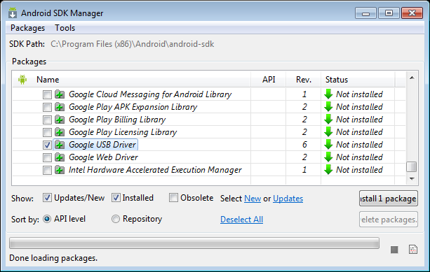 kaos Opdatering Vejfremstillingsproces Tutorial: Manually installing Android ADB USB Driver