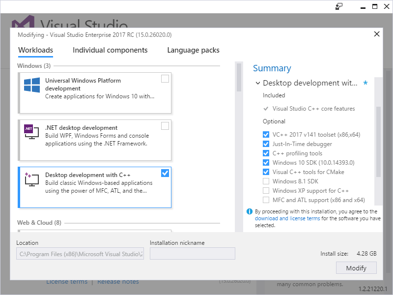 Visualgdb Installing Visual C Support