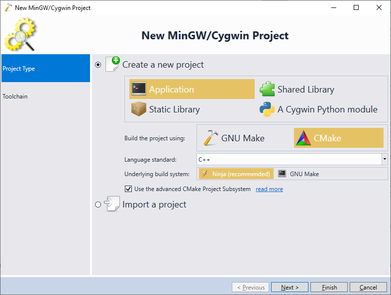 Creating MinGW64 applications with Visual Studio – VisualGDB Tutorials