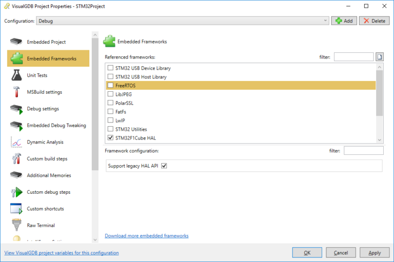 Developing STM32 projects with Visual Studio – VisualGDB Tutorials