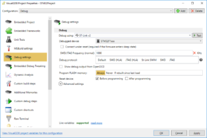 STM32 Debugging With ST-Link, OpenOCD & VisualGDB – VisualGDB Tutorials