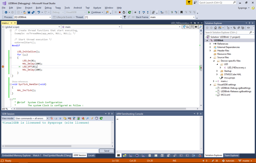 Developing Keil MDK-ARM Projects with VisualGDB – VisualGDB Tutorials