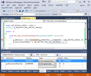 A detailed tutorial on STM32 ADC – VisualGDB Tutorials