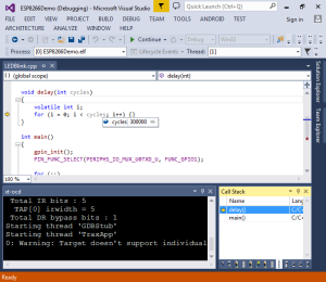 Developing projects for the ESP8266 WiFi chip with Visual Studio ...