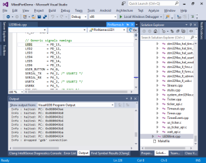 Porting embedded code with mbed and VisualGDB – VisualGDB Tutorials