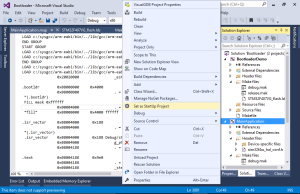 Creating an embedded bootloader with VisualGDB – VisualGDB Tutorials