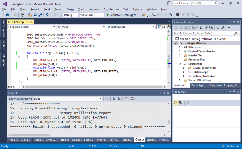 Using Chronometer to Quickly Analyze your Program Timing – VisualGDB ...