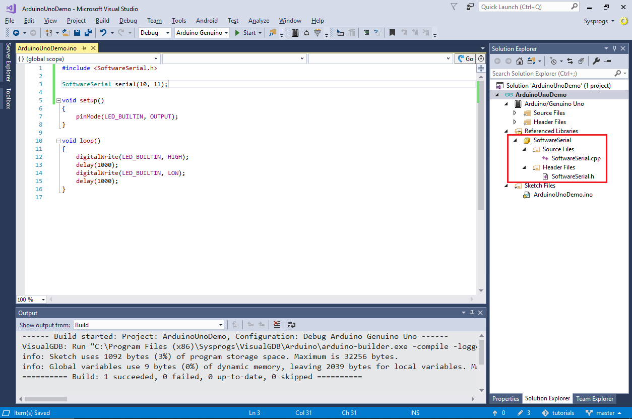 visual studio arduino